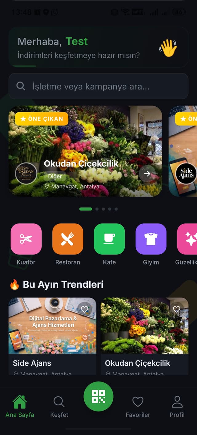 İndirim Rehberim ana ekran